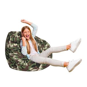 Fotoliu Puf Bean Bag tip Para L camuflaj armata imagine