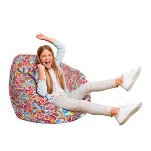 Fotoliu Puf Bean Bag tip Para L candy rainbows imagine