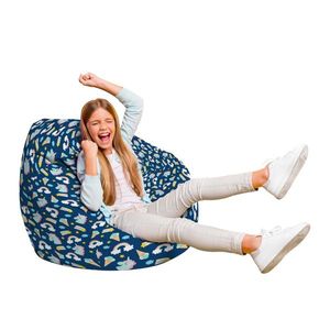 Fotoliu Puf Bean Bag tip Para L unicorns and ice cream imagine