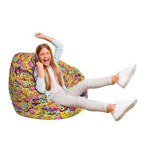 Fotoliu Puf Bean Bag tip Para L emoji pisici imagine