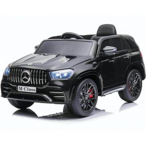 Masinuta electrica cu scaun de piele Mercedes M Class Black imagine