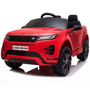 Masinuta electrica 12V cu scaun piele si roti EVA Range Rover Red imagine