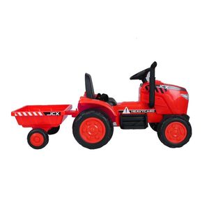 Tractor electric cu telecomanda si remorca Nichiduta JCX Heavy 12V Red imagine