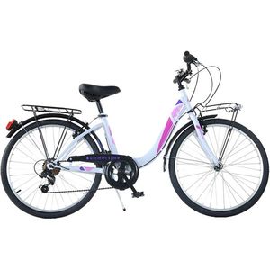 Bicicleta Dino Bikes 24 inch City Summertime alb imagine