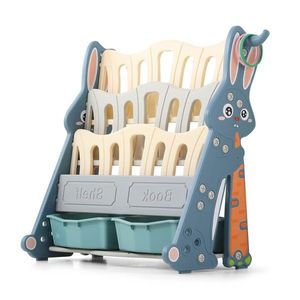 Organizator pentru carti si jucarii Nichiduta Rabbit Dark Blue imagine