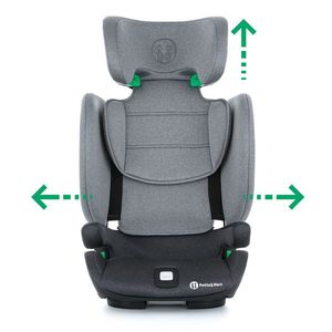 Scaun auto cu isofix PetiteMars 15-36 kg 4 pozitii de reglare a spatarului Elite I-size Misty Grey imagine