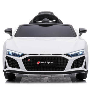 Masinuta electrica cu telecomanda Audi R8 Facelift alb imagine