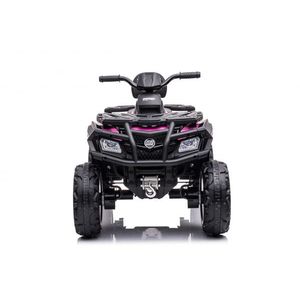 Atv electric 12V cu roti EVA 80W si scaun din piele Nichiduta XT-Speed Pink imagine