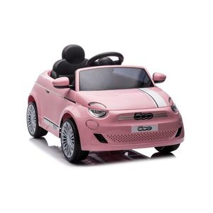 Masinuta electrica 12V cu licenta Fiat 500E Pink imagine