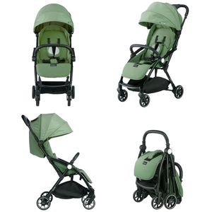 Carucior Leclerc Magic Fold Plus 2 in 1 green imagine