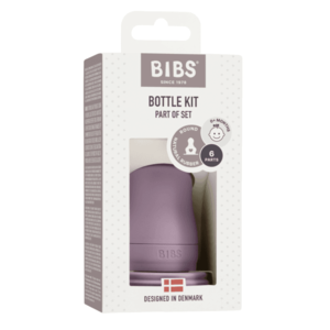 Kit pentru biberon din sticla Bibs mauve imagine