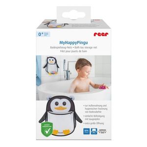 Saculet Reer din plasa pentru jucarii de baie prindere cu ventuze My Happy Pingu imagine