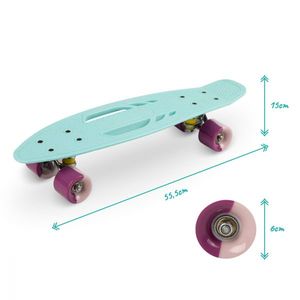 Skateboard copii Qkids Galaxy Light Blue imagine