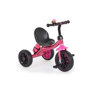 Tricicleta cu pedale Byox Cavalier Lux cu suport sticluta apa Pink, scaun confortabil, manere antiderapante, structura metalica de la varsta de 3 ani pana la 25 kg imagine