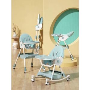 Scaun de masa multifunctional 3 in 1 Little Mom Rocking Chair Green imagine