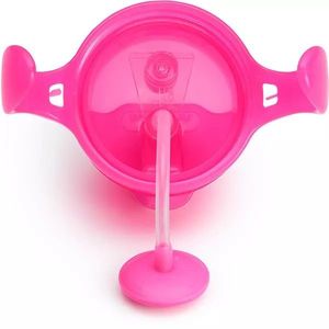 Cana Munchkin Any Angle Click Lock cu pai flexibil si manere 6L+ 207ml pink imagine