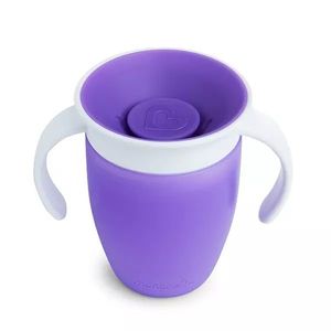 Cana Miracle 360 Munchkin cu manere 207ml 6L+ purple imagine