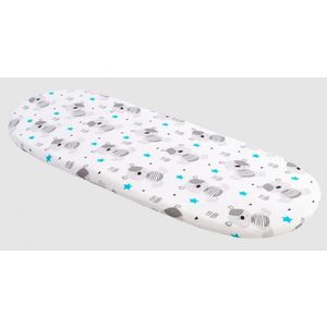 Husa de bumbac Nichiduta cu elastic pentru salteaua de landou Cute Teddy imagine