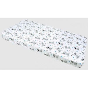 Cearceaf cu elastic Nichiduta 120x60 cm Teddy Blue imagine