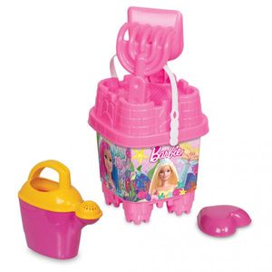 Set de joaca pentru plaja Small Castle Barbie cu 6 accesorii imagine