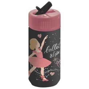 Sticla de apa Kidea pentru fete 330 ml balerina BABL11 imagine