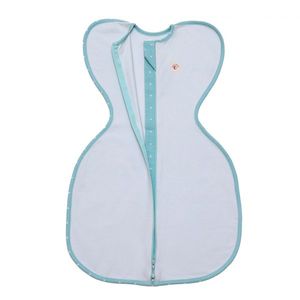 Sac de dormit nou-nascut Swaddle First Sleep Coral Blue 60 cm imagine