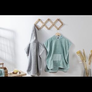 Poncho de baie Rotho Babydesign pentru bebelusi Stone grey imagine