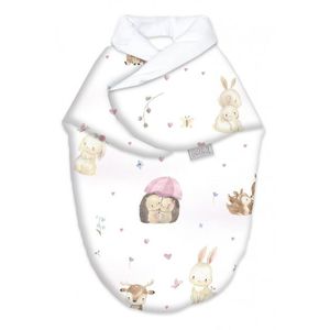 Sistem de infasare bambus inchidere velcro Baby swaddle Love + cadou rucsacel imagine