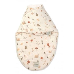 Sistem de infasare bambus inchidere velcro Baby swaddle Comori din natura + cadou rucsacel imagine