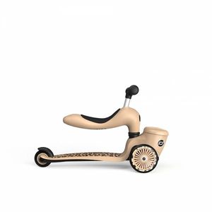 Trotineta copii cu sezut Scoot and Ride transformabila 2 in 1 HighwayKick 1 Lifestyle Leopard 1-5 ani imagine