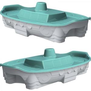 Cutie pentru nisip MyKids grey-turquoise 033554 imagine