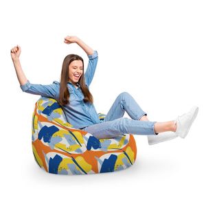 Fotoliu Puf Bean Bag tip Para XL Abstract Retro imagine