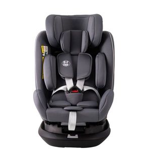 Scaun auto Platinum Deluxe i-Size Buf Boof cu isofix rotativ 360 grade Top Tether SIPS 40-150 cm 0-36 kg SimpleGrey imagine