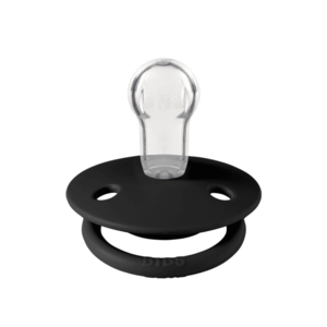 Suzeta de lux silicon Bibs tetina rotunda marime universala 0-3 ani Black imagine