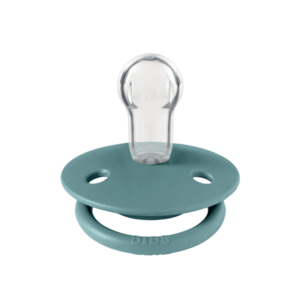 Suzeta de lux silicon Bibs tetina rotunda marime universala 0-3 ani Island Sea imagine