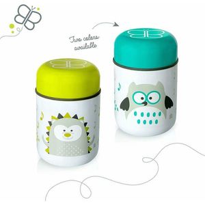 Termos pentru alimente solide Bbluv Food cu lingurita inclusa 300 ml Lime imagine