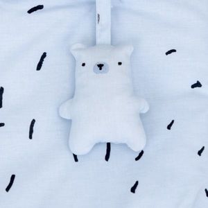 Cosulet scutece si accesorii Kikkaboo Bear with me Blue imagine