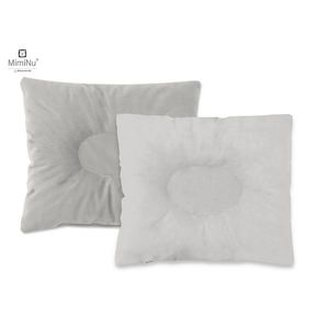 Perna bebelusi profilata MimiNu cu doua fete 23x26 cm Velvet Royal Grey imagine