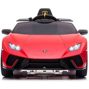 Masinuta electrica Chipolino Lamborghini Huracan red cu scaun din piele si roti EVA imagine