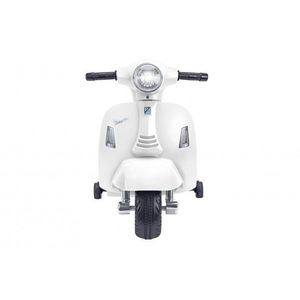 Scooter electric Vespa GTS Super Sport pentru copii acumulator 6V Alb imagine