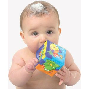 Set 6 cuburi pentru baie Playgro Splash and Learn Soft blocks for bath imagine