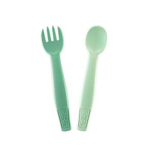 Set tacamuri Eat Green pentru bebelusi 9+ luni Nip 38605 green imagine