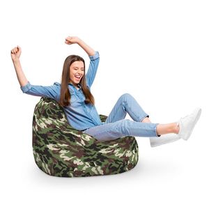 Fotoliu Puf Bean Bag tip Para XL Camuflaj Armata imagine