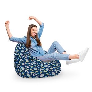 Fotoliu Puf Bean Bag tip Para XL Unicorns and Ice Cream imagine