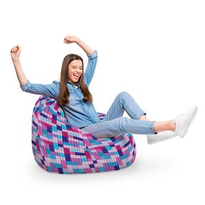 Fotoliu Puf Bean Bag tip Para XL Lego Tetris Mov imagine