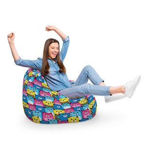 Fotoliu Puf Bean Bag tip Para XL Smiley Cats imagine