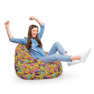 Fotoliu Puf Bean Bag tip Para XL Emoji Pisici imagine