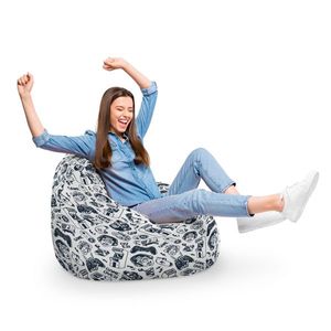 Fotoliu Puf Bean Bag tip Para XL Game Over imagine