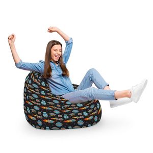 Fotoliu Puf Bean Bag tip Para XL Game Space Retro imagine