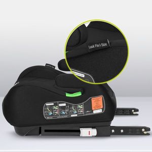 Inaltator auto Lionelo Luuk Fix instalare cu sistem Isofix negru i-Size imagine